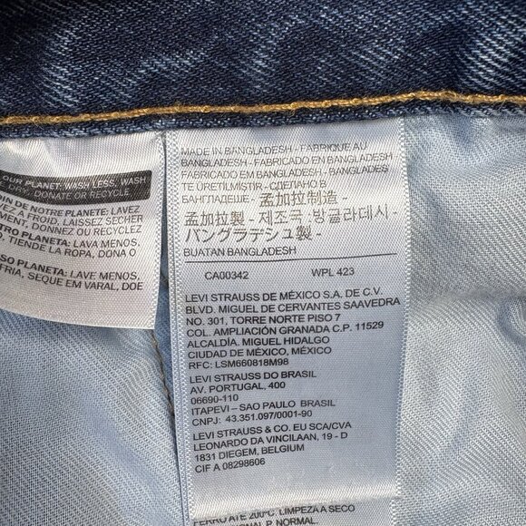 Levi's Jeans Mens 42x30 550 Relaxed Fit Jeans Medium Wash Denim‎ Classic Style - Picture 8 of 12